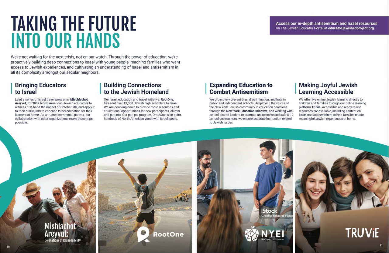 The Jewish Education Project- Prospectus Design